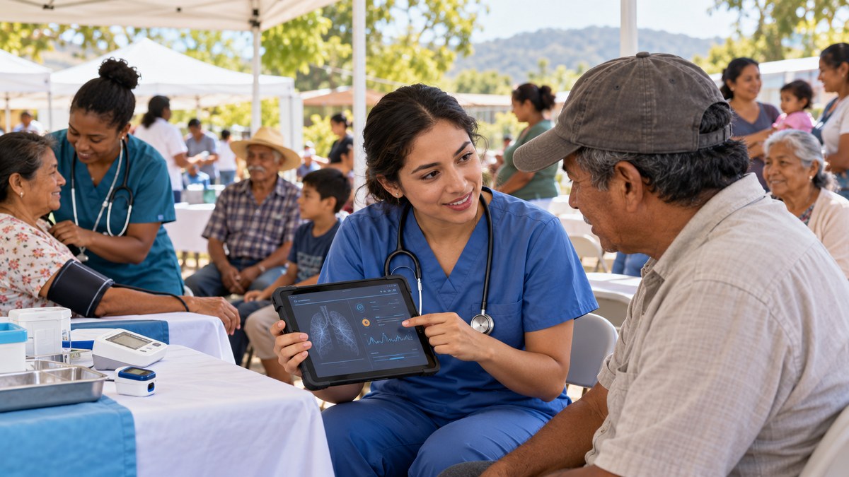 What Happens When You Combine AI Diagnostics with Community Health Fairs